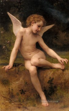 ウィリアム・アドルフ・ブーグロー Painting - アドルフ・ラムール・アル・エピーヌの天使ウィリアム・アドルフ・ブーグロー